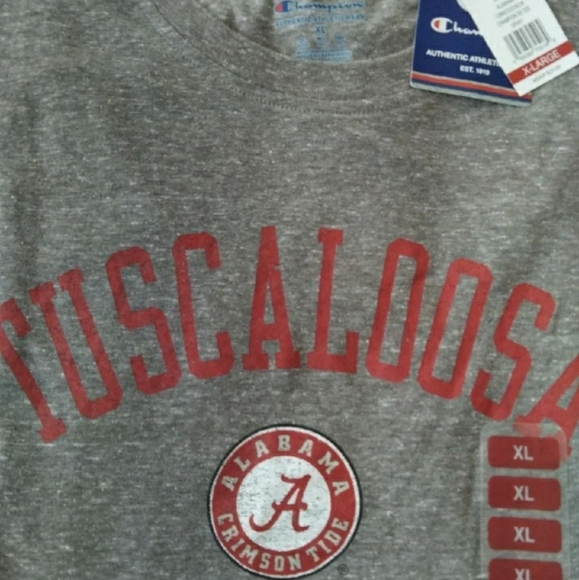 Crimson Tide Alabama T-shirt  Grey - Size (XL) - Picture 6 of 8